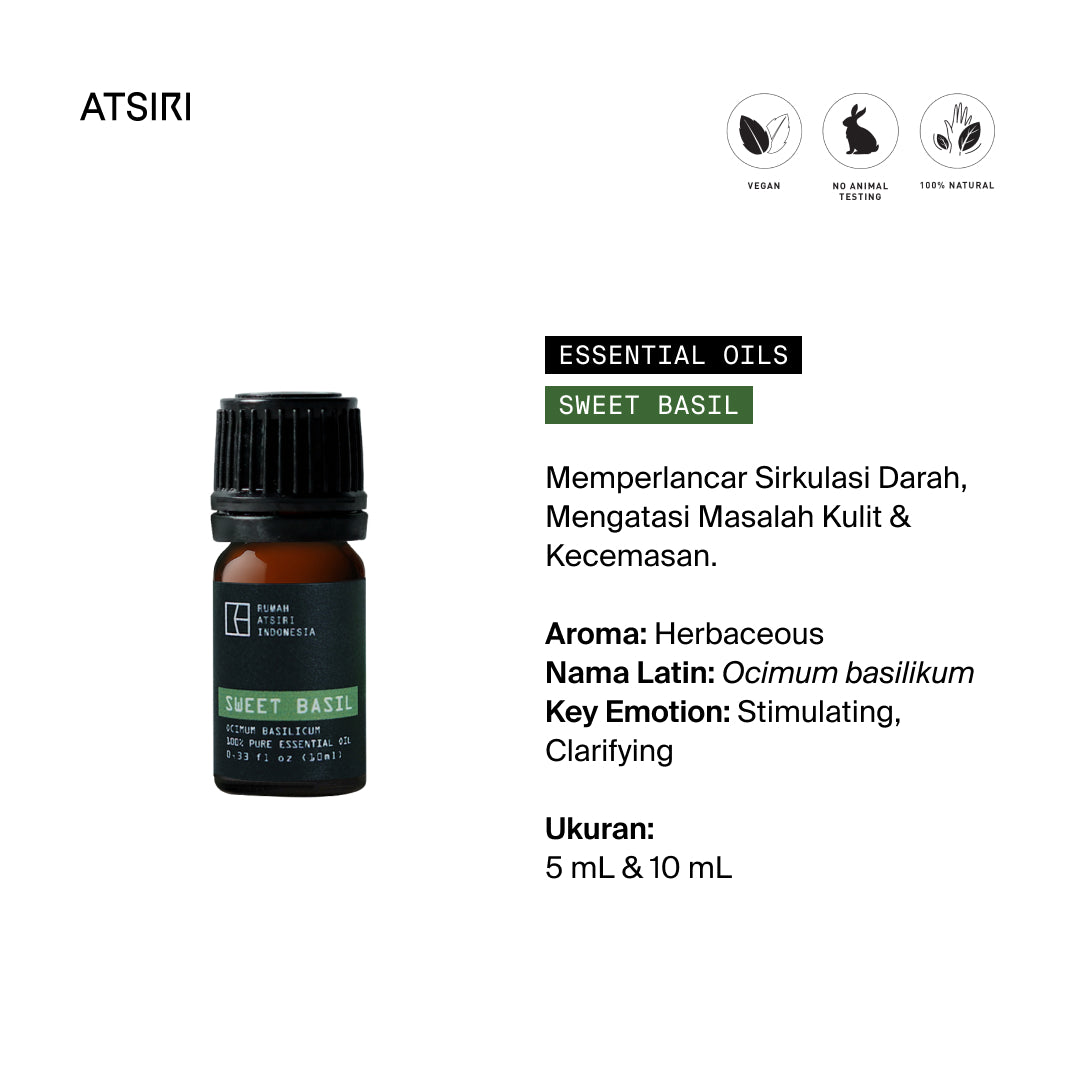 Minyak Atsiri Kemangi oleh Rumah Atsiri