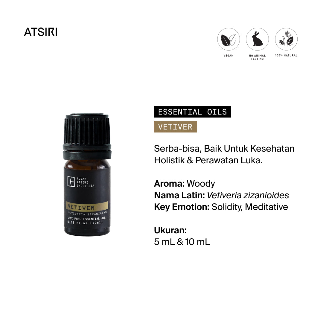Vetiver Essential Oil by Rumah Atsiri