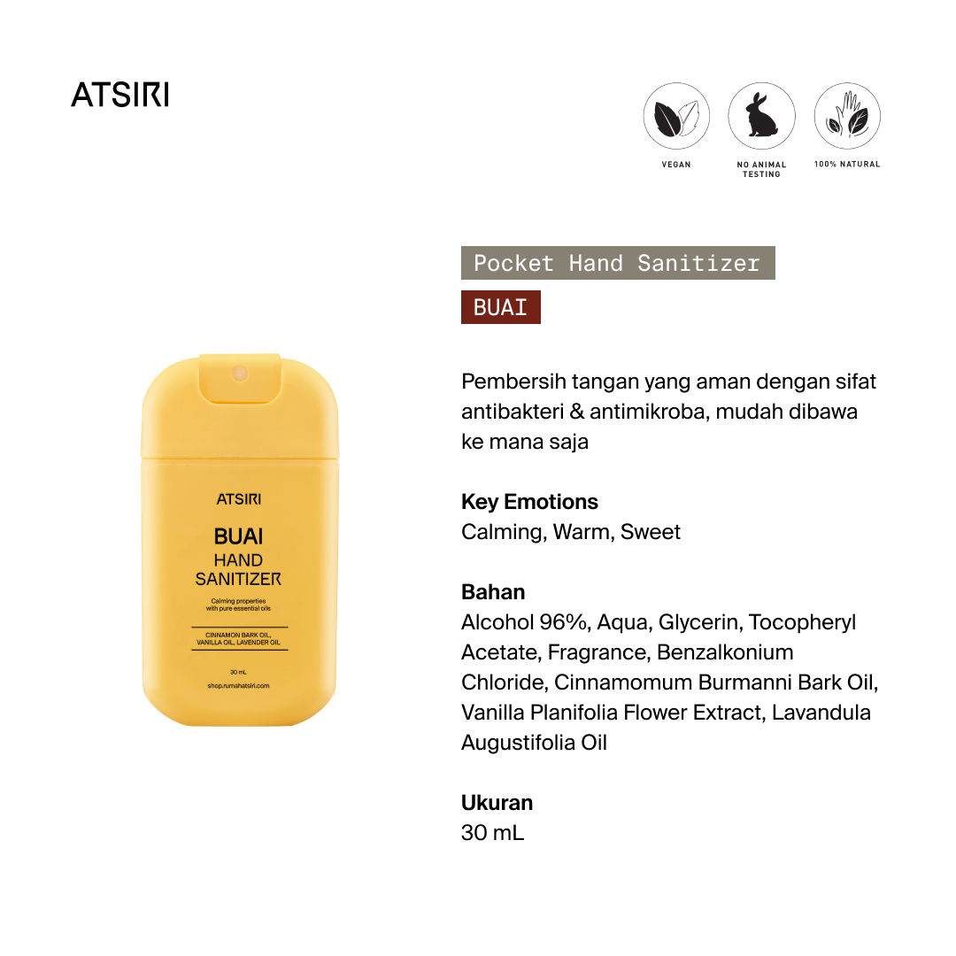 BUAI Pocket Hand Sanitizer by Rumah Atsiri