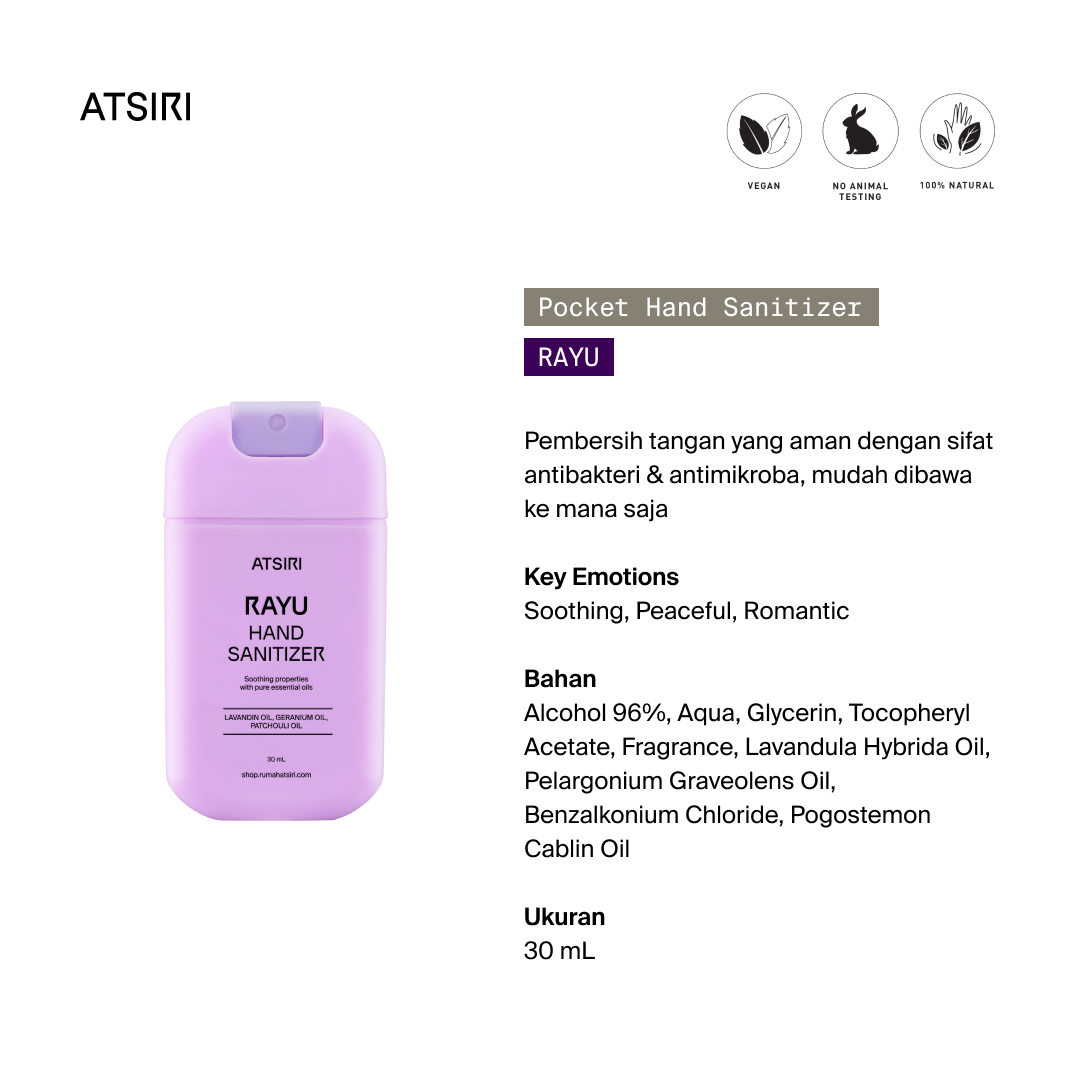 RAYU Pocket Hand Sanitizer by Rumah Atsiri