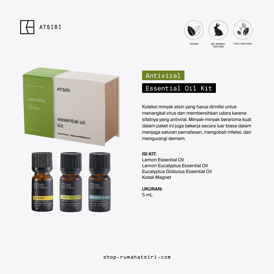 Antiviral Essential Oil Kit by Rumah Atsiri