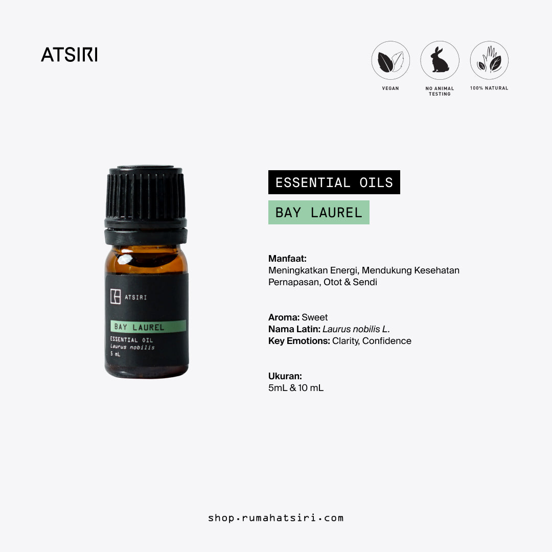 Bay Laurel Essential Oil By Rumah Atsiri – Atsiri Shop