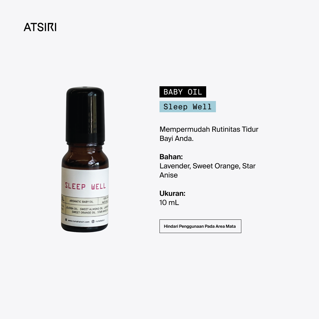 Sleep Well Aromatic Diluted Baby Oil by Rumah Atsiri