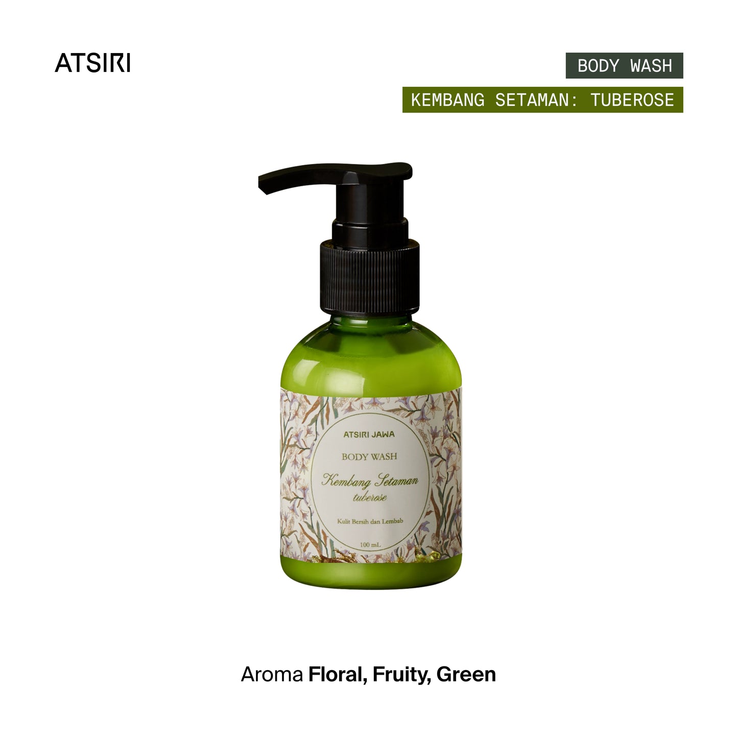 Tuberose Kembang Setaman Body Wash by Atsiri Jawa