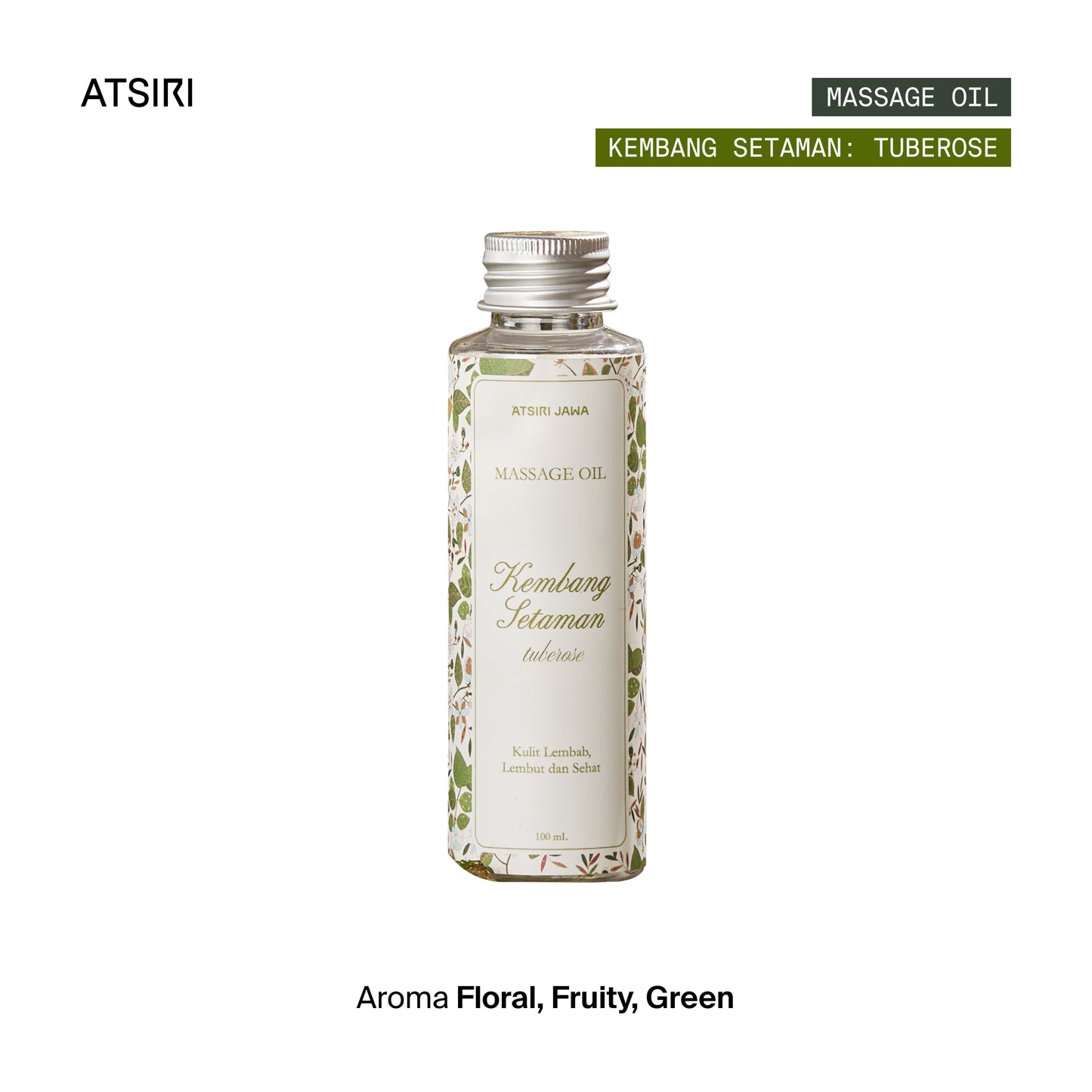 Tuberose Kembang Setaman Massage Oil by Atsiri Jawa