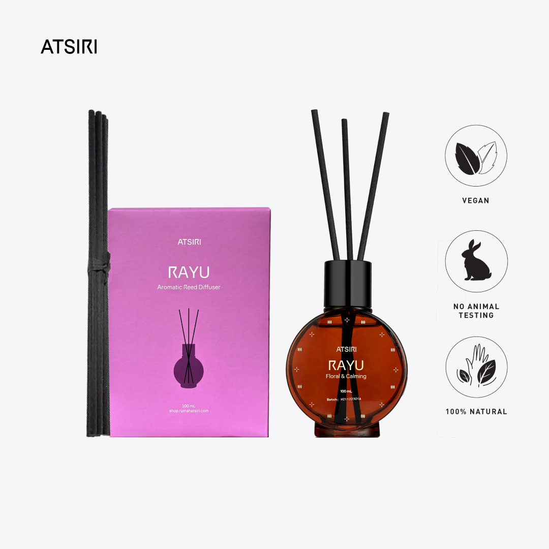 Pengharum ruangan Reed Diffuser by Rumah Atsiri RAYU – ATSIRI-SHOP