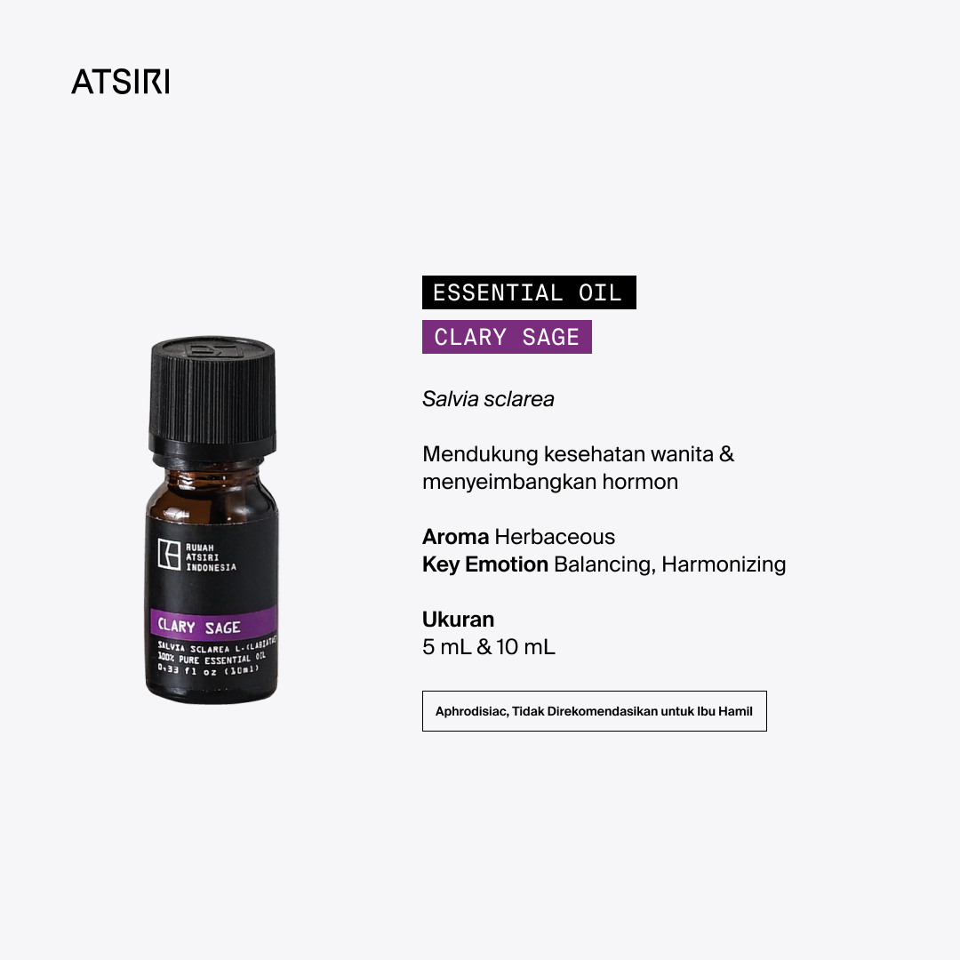 Clary Sage Essential Oil by Rumah Atsiri