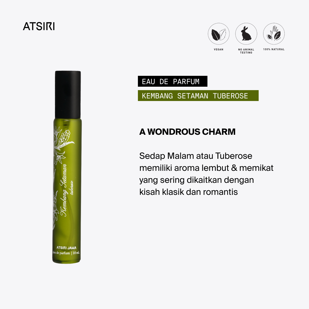 Tuberose Eau de Parfum Kembang Setaman by Atsiri Jawa