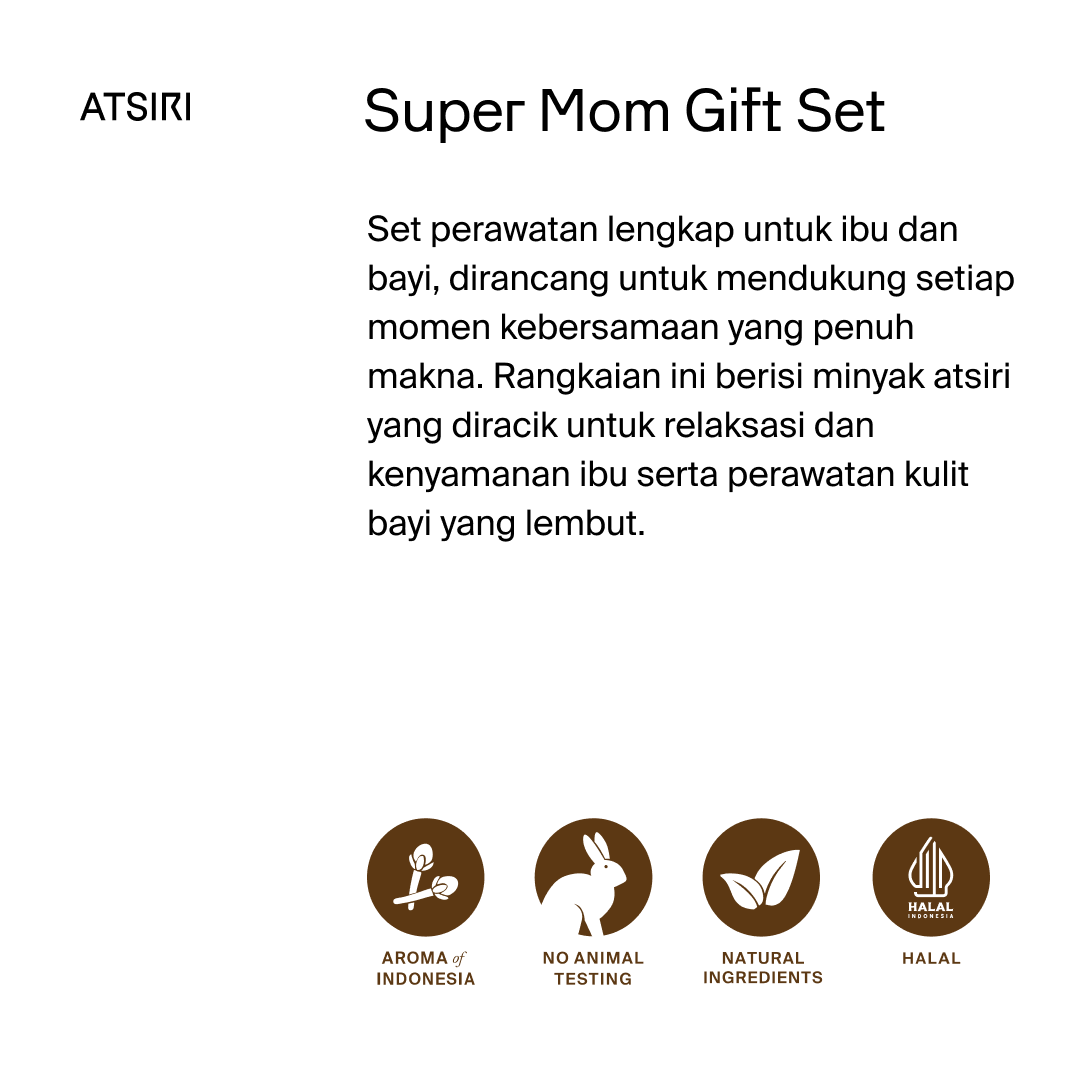 Rumah Atsiri Super Mom Gift Set Hadiah Ibu Hamil Dan Anak