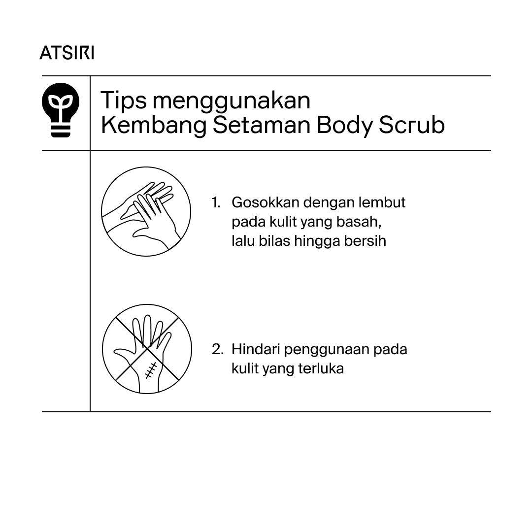 Tuberose Kembang Setaman Body Scrub by Atsiri Jawa