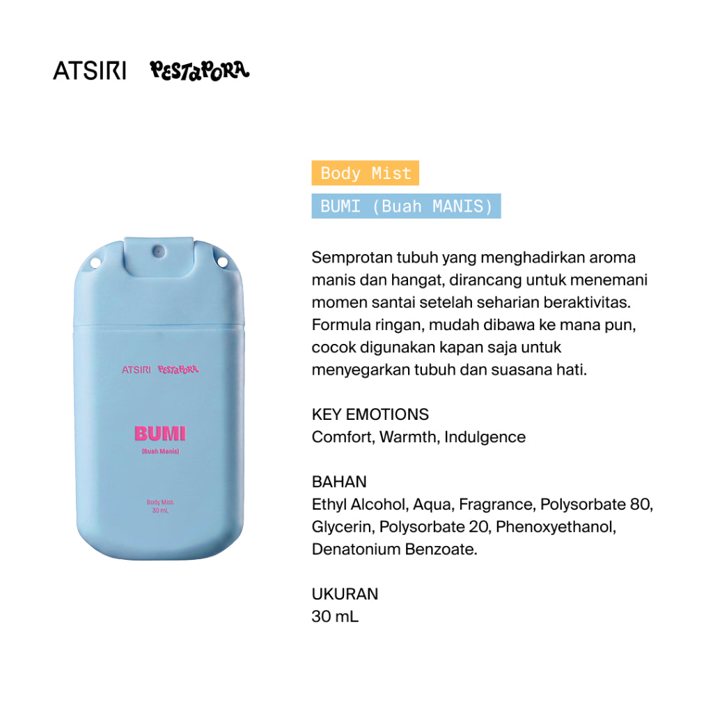 ATSIRI X Pestapora 2026 Body Mist Pocket