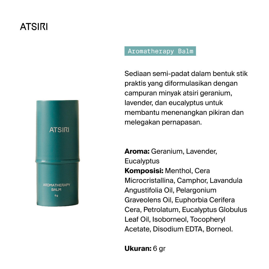 Rumah Atsiri Aromatherapy Balm Stick 6gr
