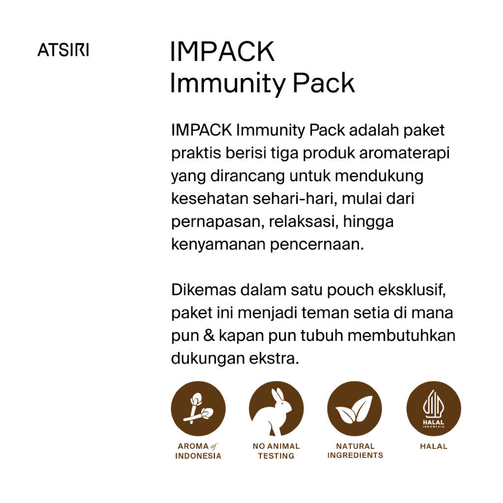 Rumah Atsiri IMPACK Immunity Pack set Aromaterapy Balm Inhaler Body Oil