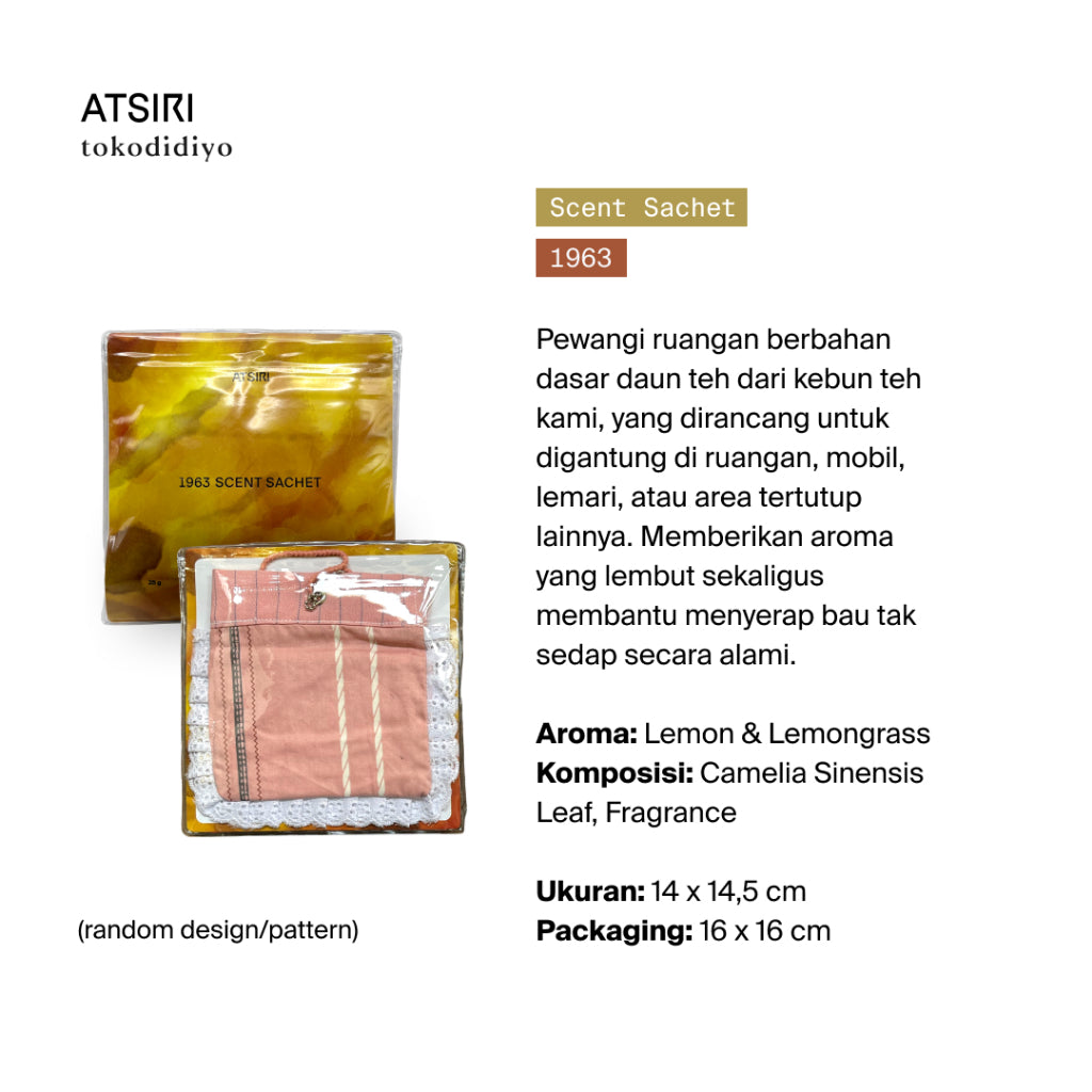 Rumah Atsiri X Tokodidiyo Scent Sachet Pocket Pengharum Ruangan