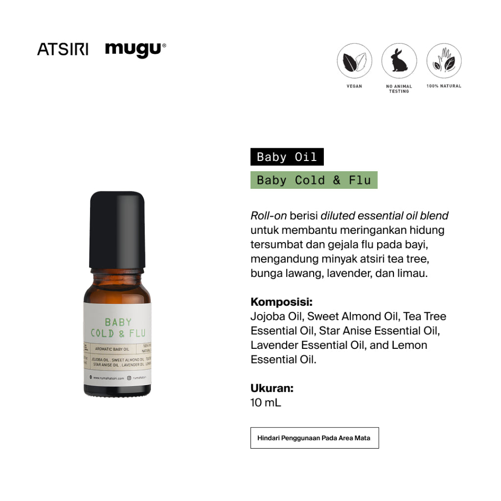 ATSIRI X MOOIMOM Little One Basket Hampers Set Minyak Telon Dan Mainan Anak