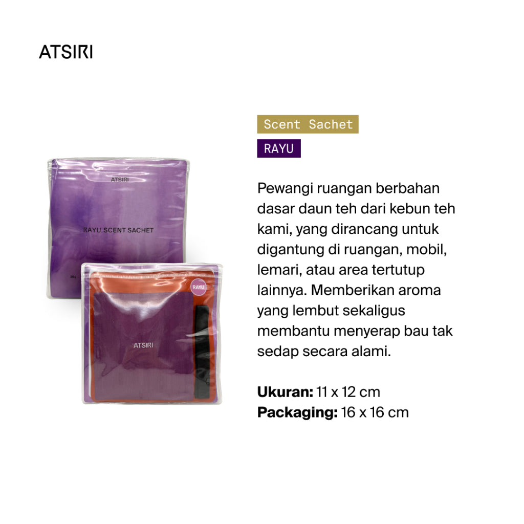 Rumah Atsiri Scent Sachet Pocket Pengharum Ruangan