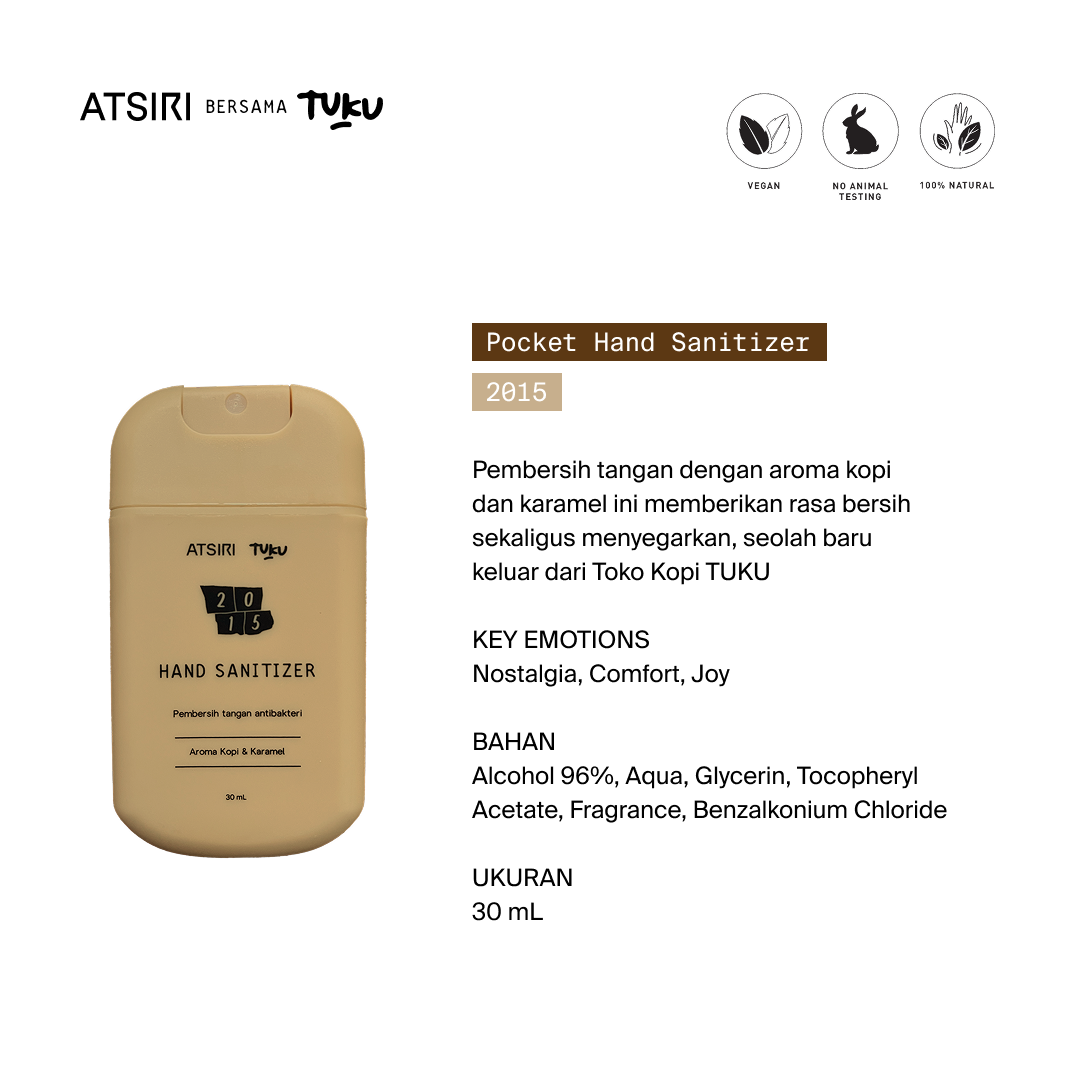Rumah Atsiri Bersama Tuku 2015 Pocket Hand Sanitizer