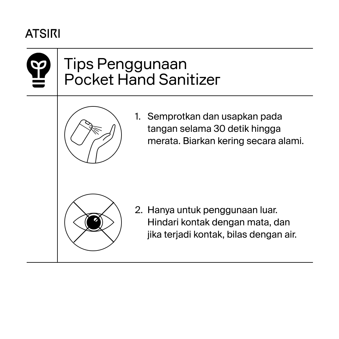 Rumah Atsiri Bersama Tuku 2015 Pocket Hand Sanitizer