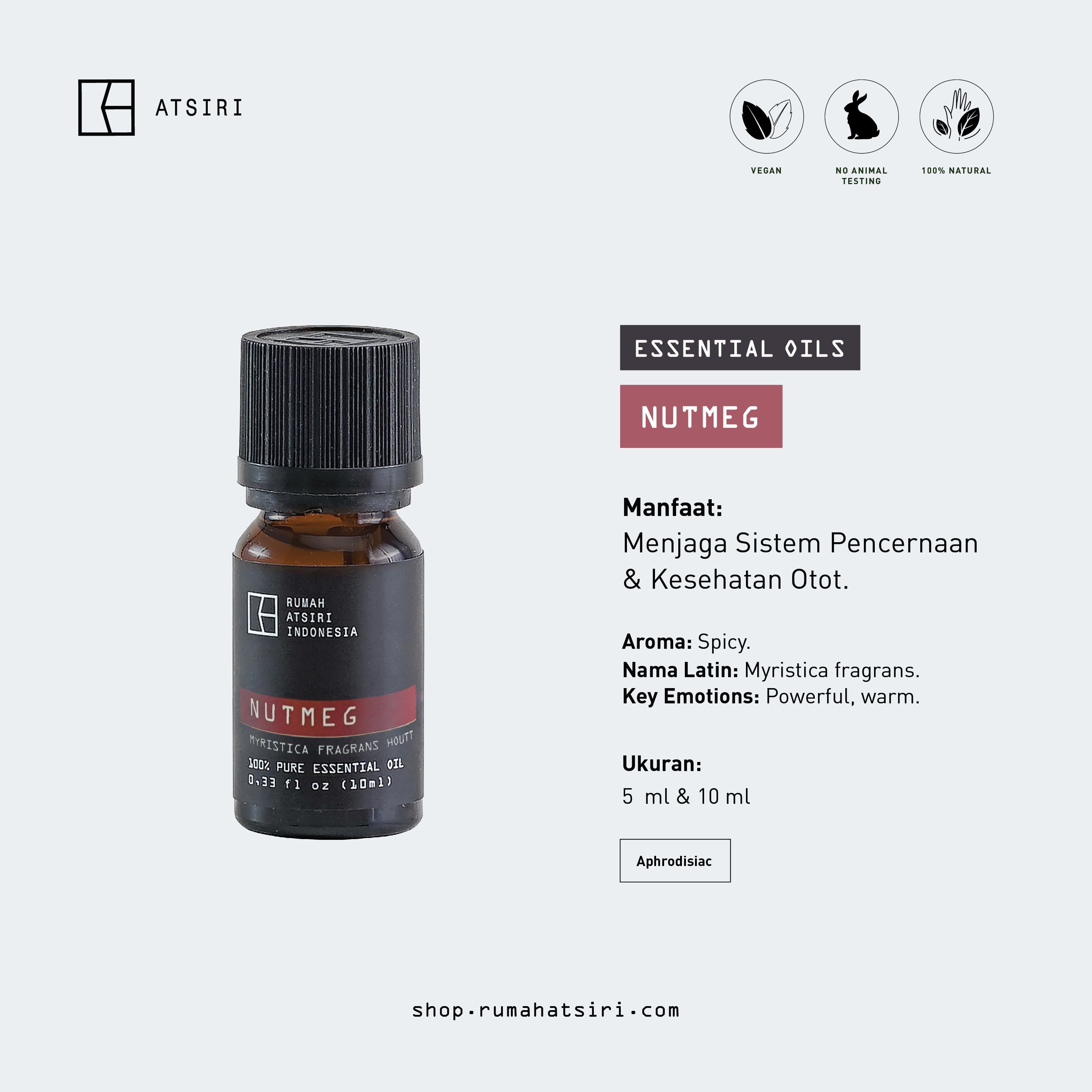 Nutmeg Essential Oil Rumah Atsiri Atsiri Shop