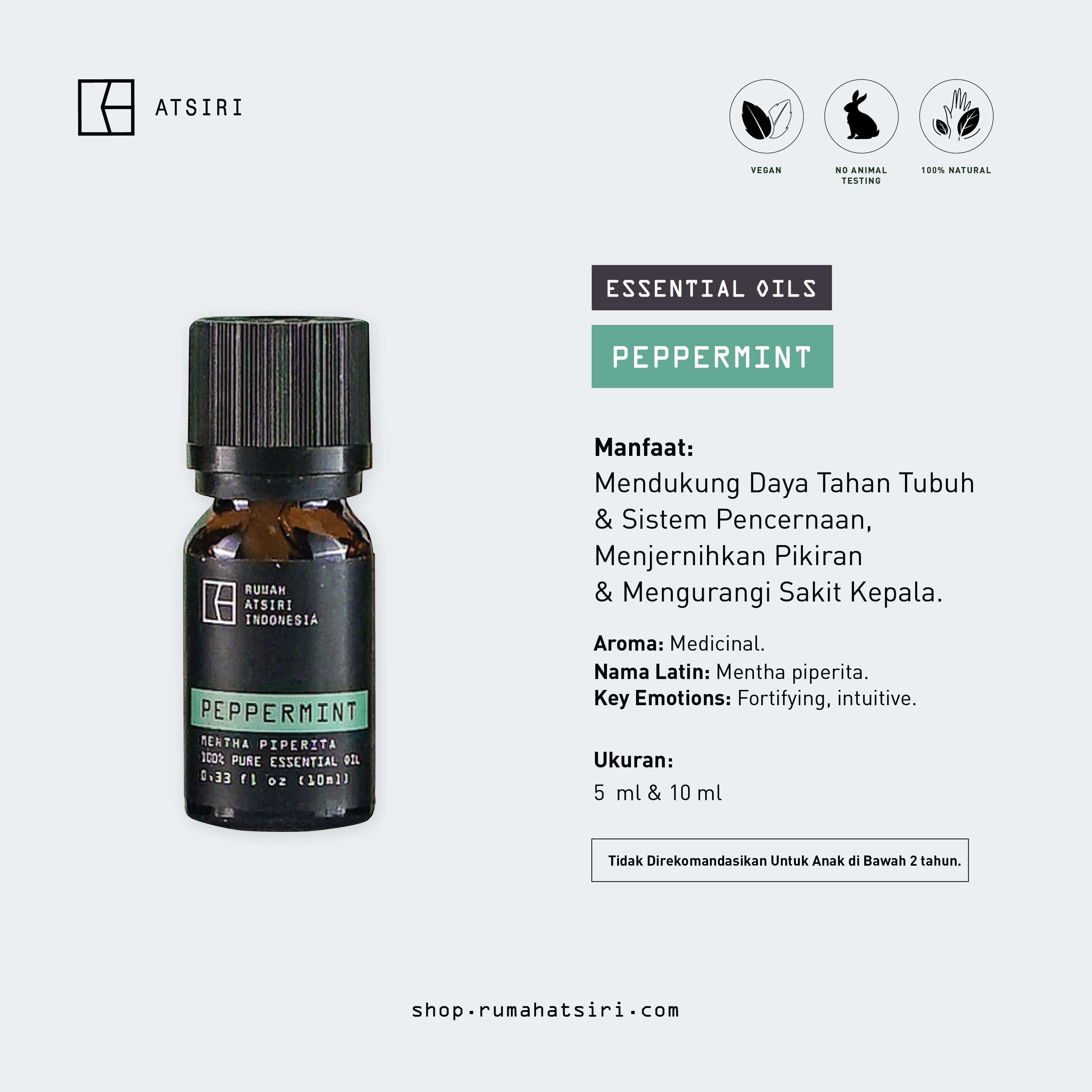 Peppermint Essential Oil - Rumah Atsiri – Atsiri Shop