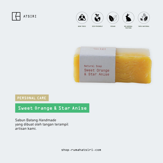 Star Anise and Sweet Orange Artisan Hand-made Soap Bar